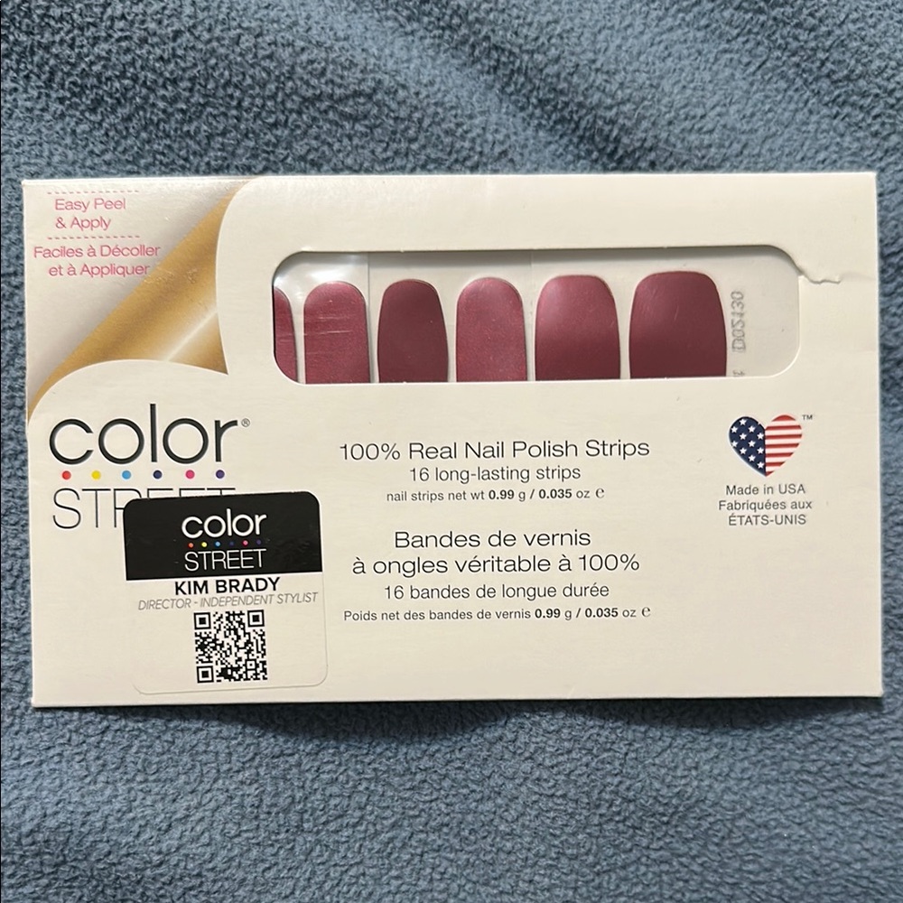 Color Street Kim Brady Press-On Nail Strips - Pink